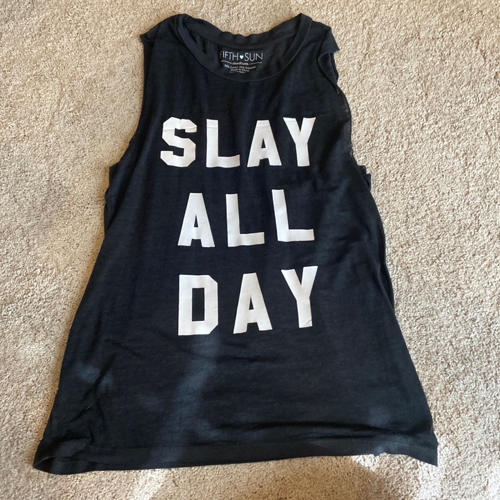 New black/white tank